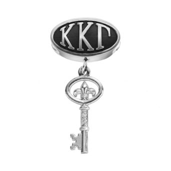 LogoArt Kappa Kappa Gamma Sterling Silver Sorority Symbol Charm