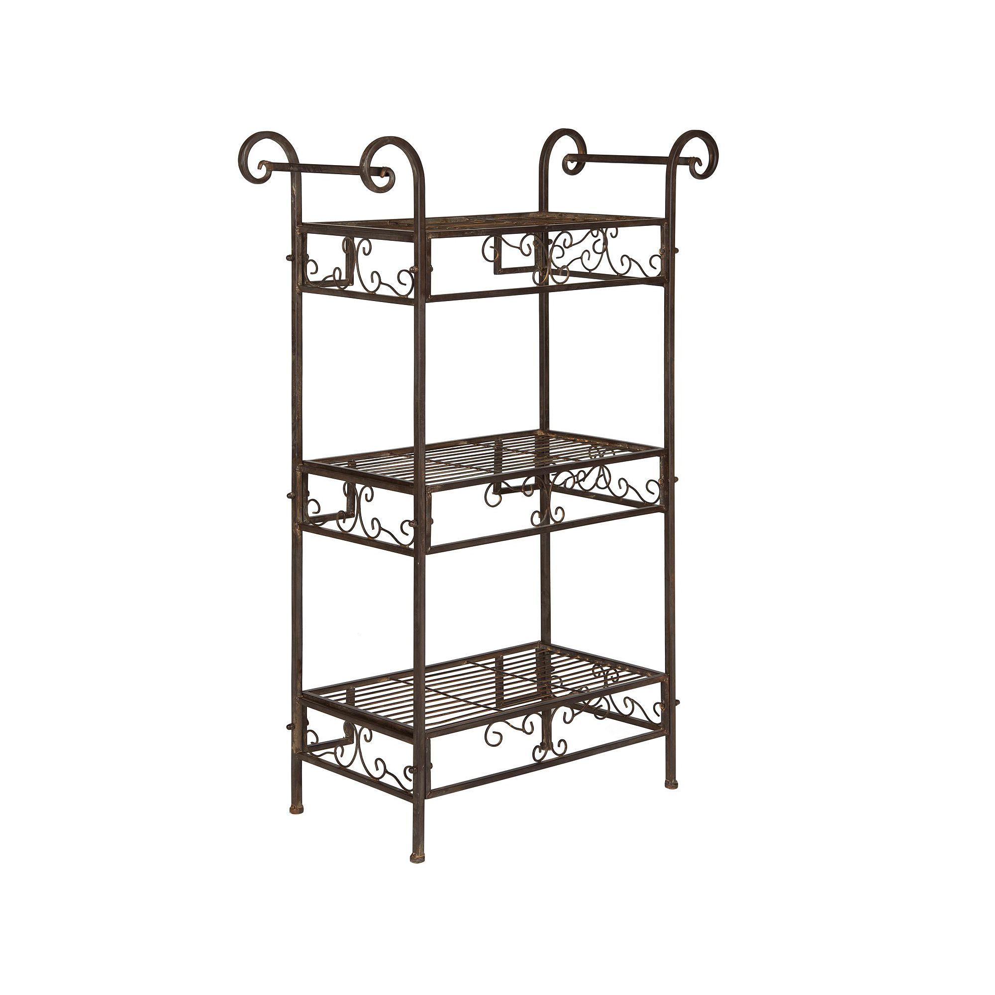 Safavieh Noreen 3-Tier Shelf, Rustic Brown
