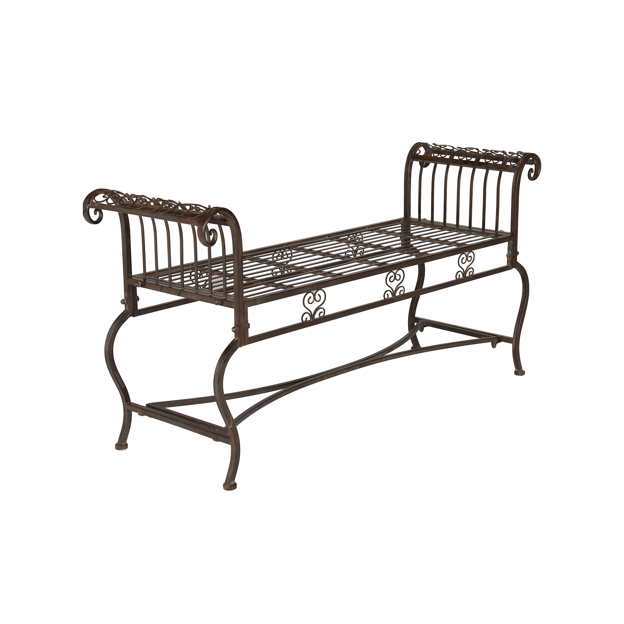 Safavieh Brielle Bench, Rustic Brown