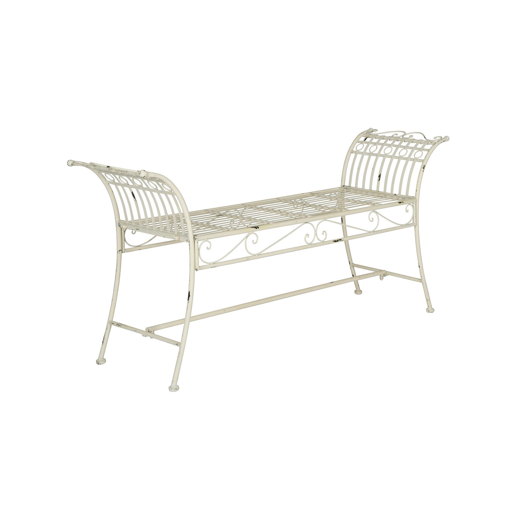 Safavieh Hadley Bench, Antique White