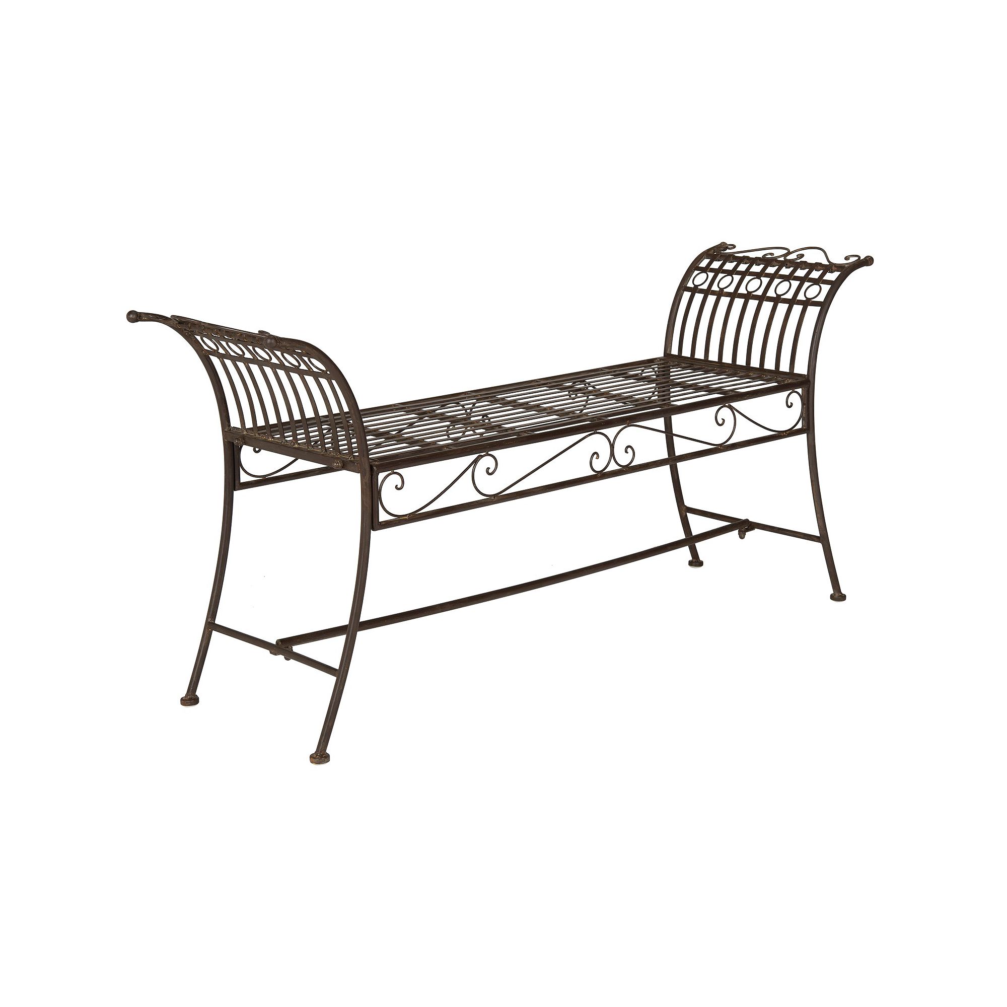 Safavieh Hadley Bench, Rustic Brown