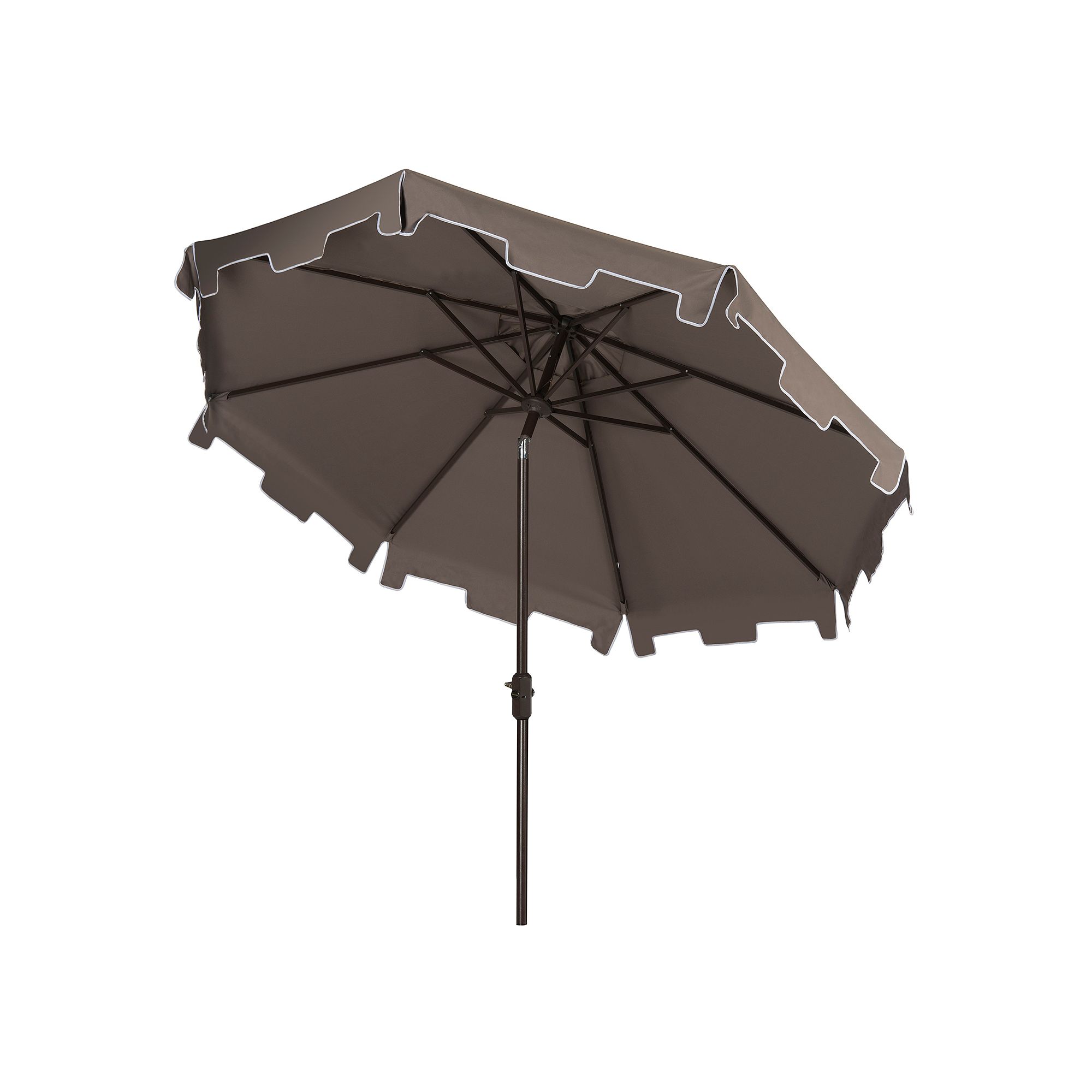 Safavieh Zimmerman 9-ft. Market Umbrella, Gray