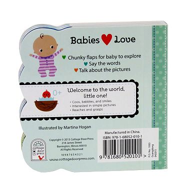 Babies Love Animals Lift-A-Flap Book by Cottage Door Press