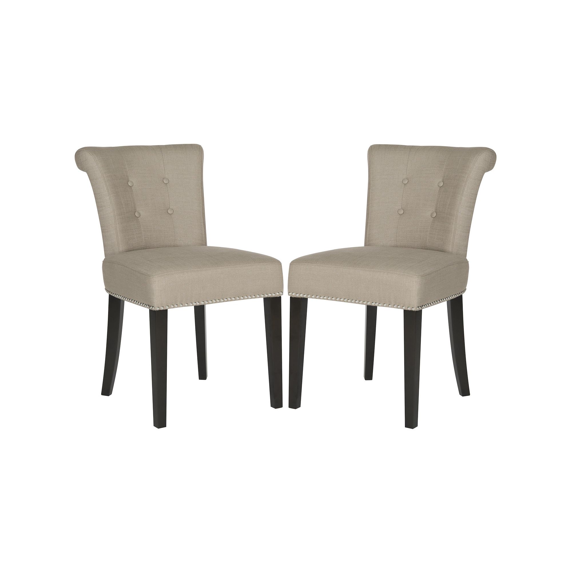 Safavieh Sinclair 2-piece Ring Dining Chair Set, Grey