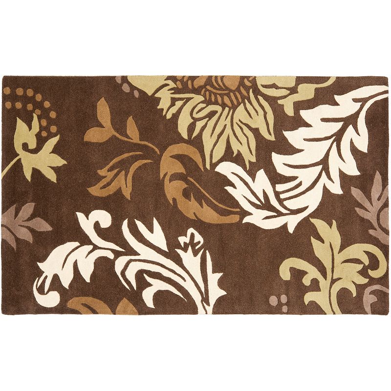 Safavieh Soho Floral Rug, Brown, 3.5X5.5 Ft