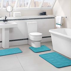 Featured image of post Dark Teal Bathroom Rugs / Tie your living room, bedroom or dining area together with modern area rugs.