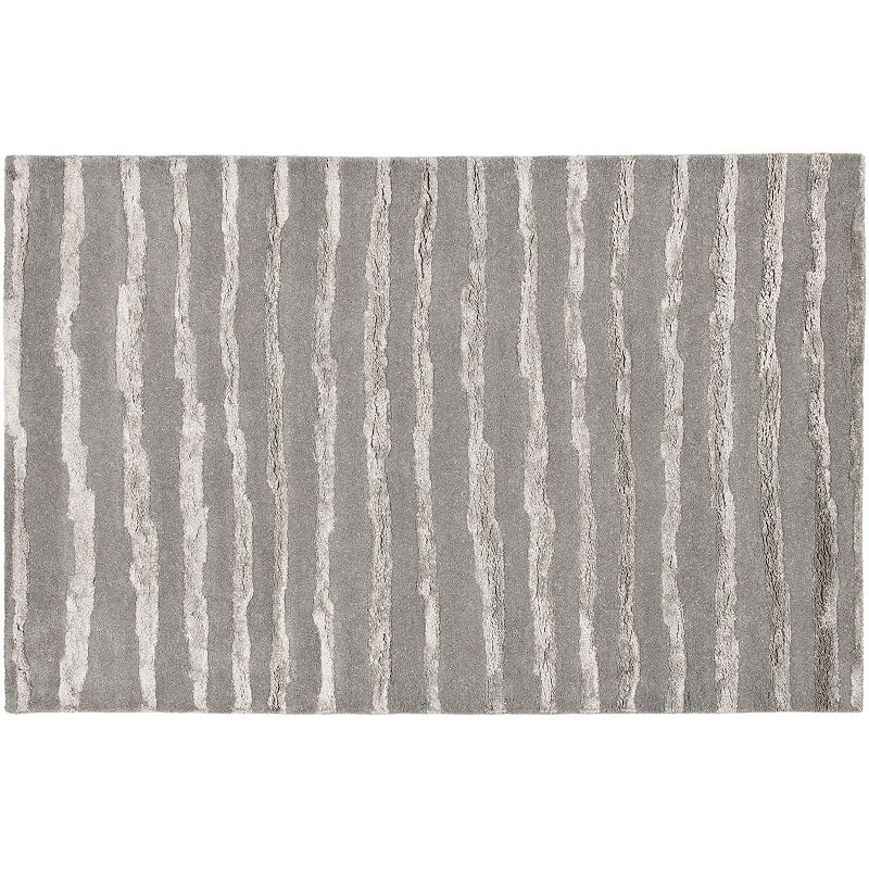 Safavieh Soho Striped Wool Rug, Grey, 3.5X5.5 Ft