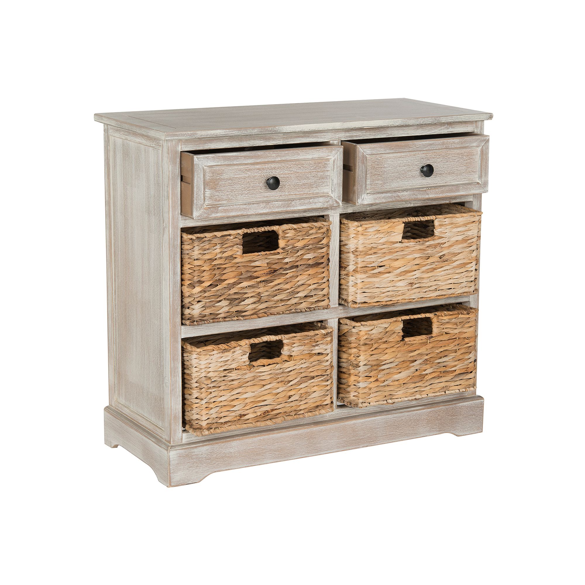 Safavieh Herman Storage Cabinet, White Washed