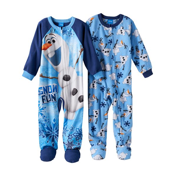 Afleiden paniek ergens Disney's Frozen 2-pk. Olaf ''Snow Fun'' Fleece Footed Pajamas - Toddler Boy