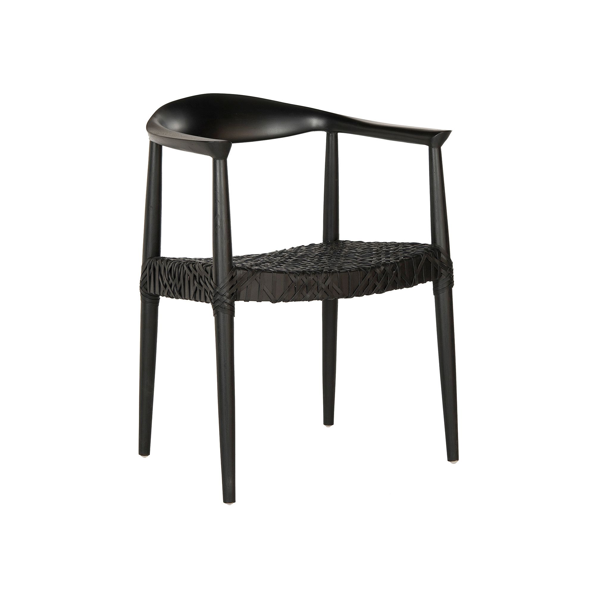 Safavieh Bandeiler Arm Chair, Black