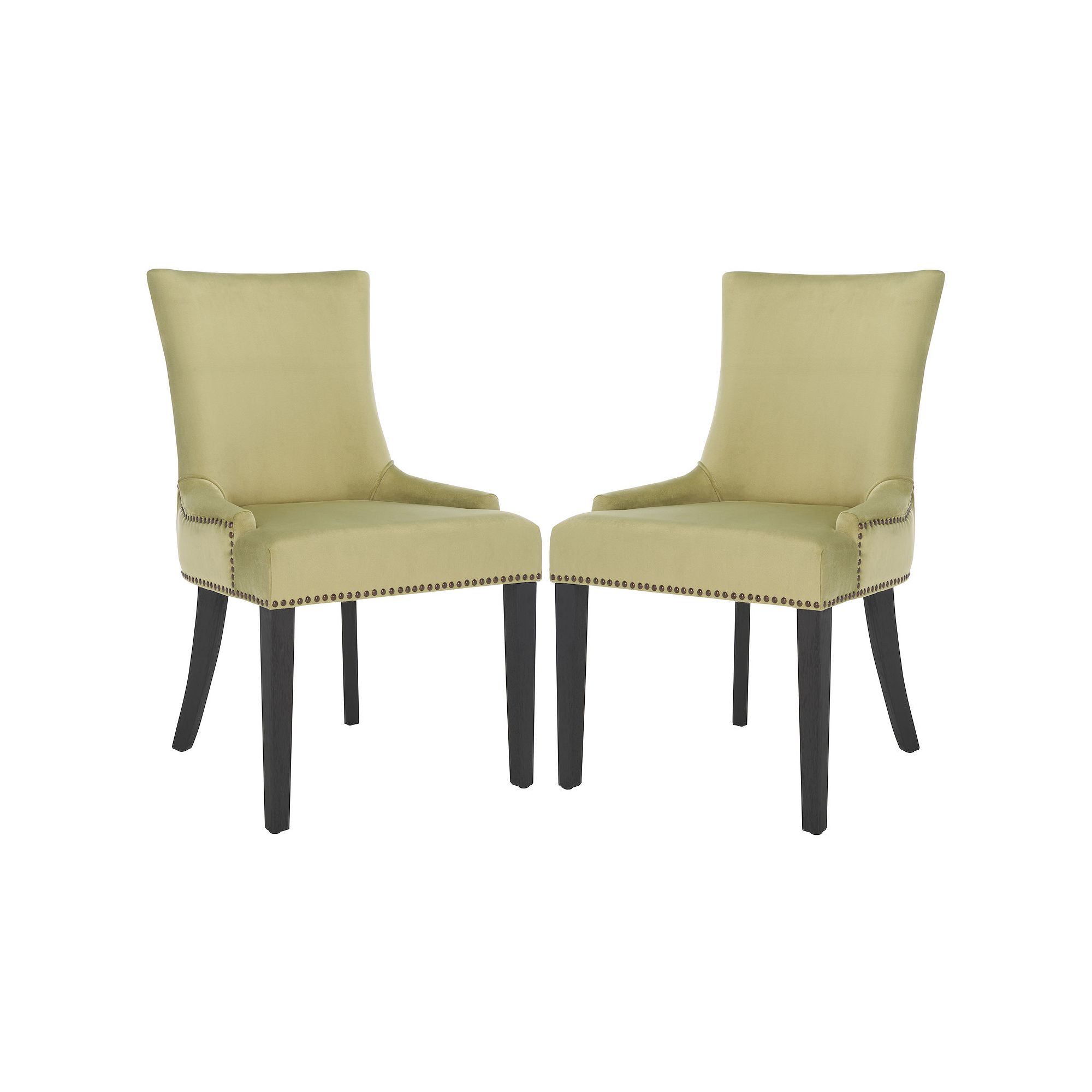 Safavieh Lester 2-piece Dining Chair Set, Green