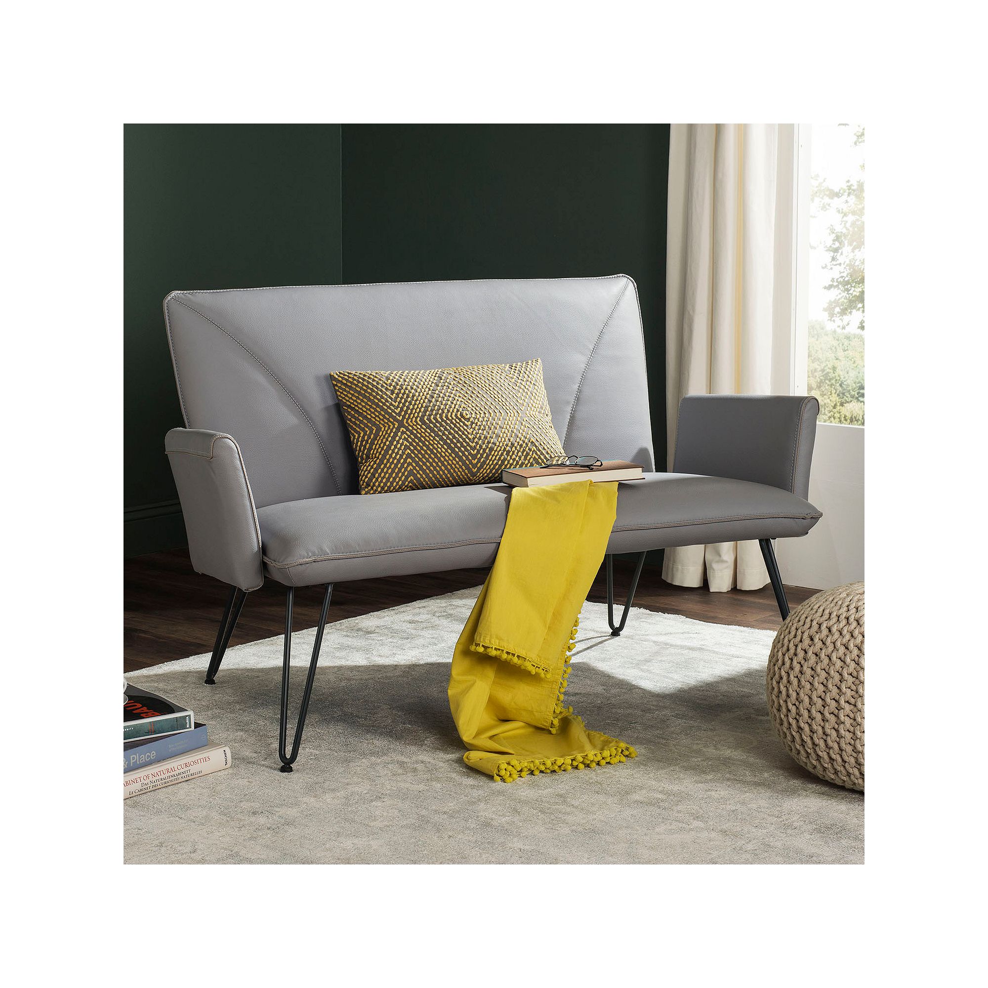 Safavieh Gray Johannes Loveseat