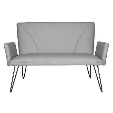 Safavieh Gray Johannes Loveseat