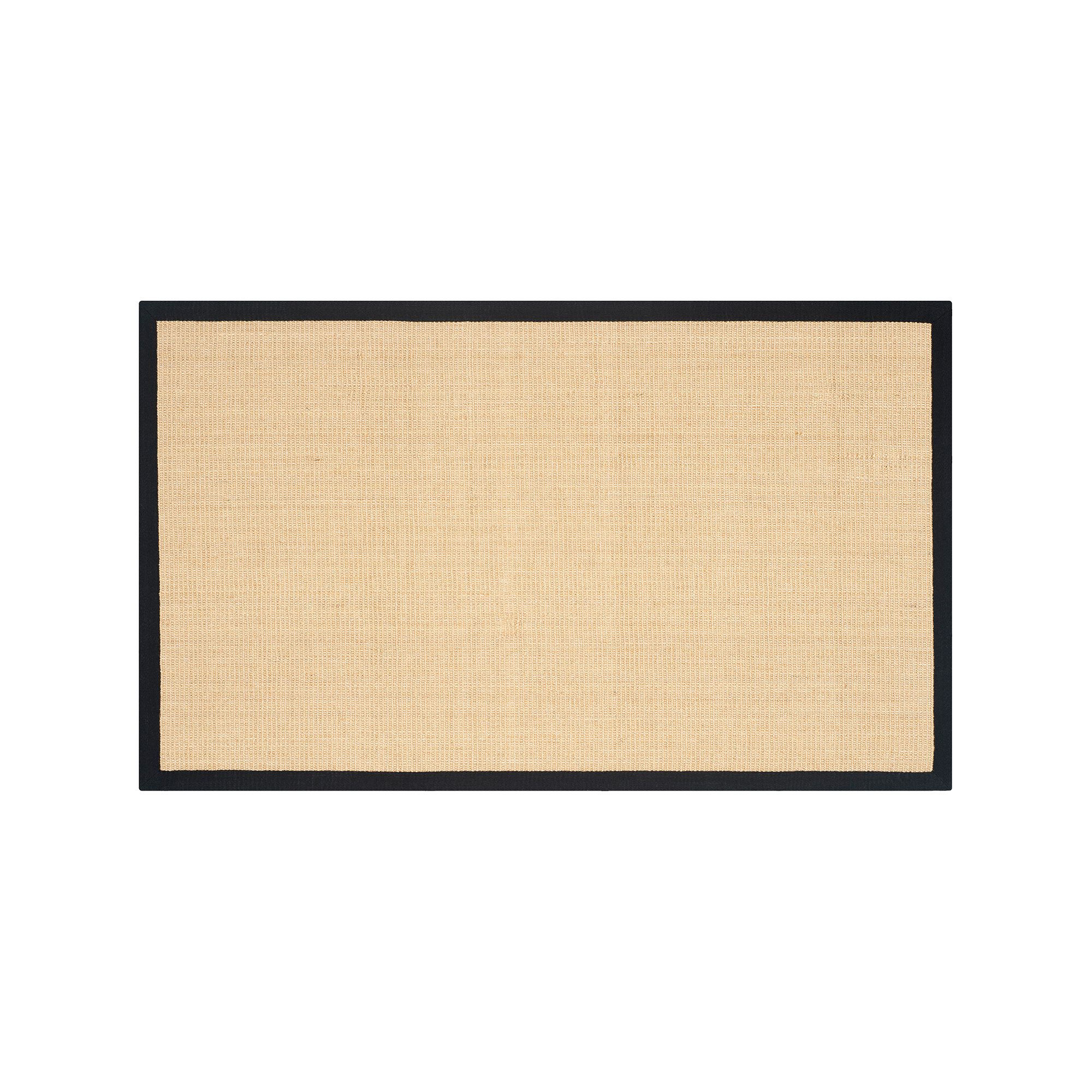 Safavieh Natural Fiber Amagansett Sisal Rug, Maize Black