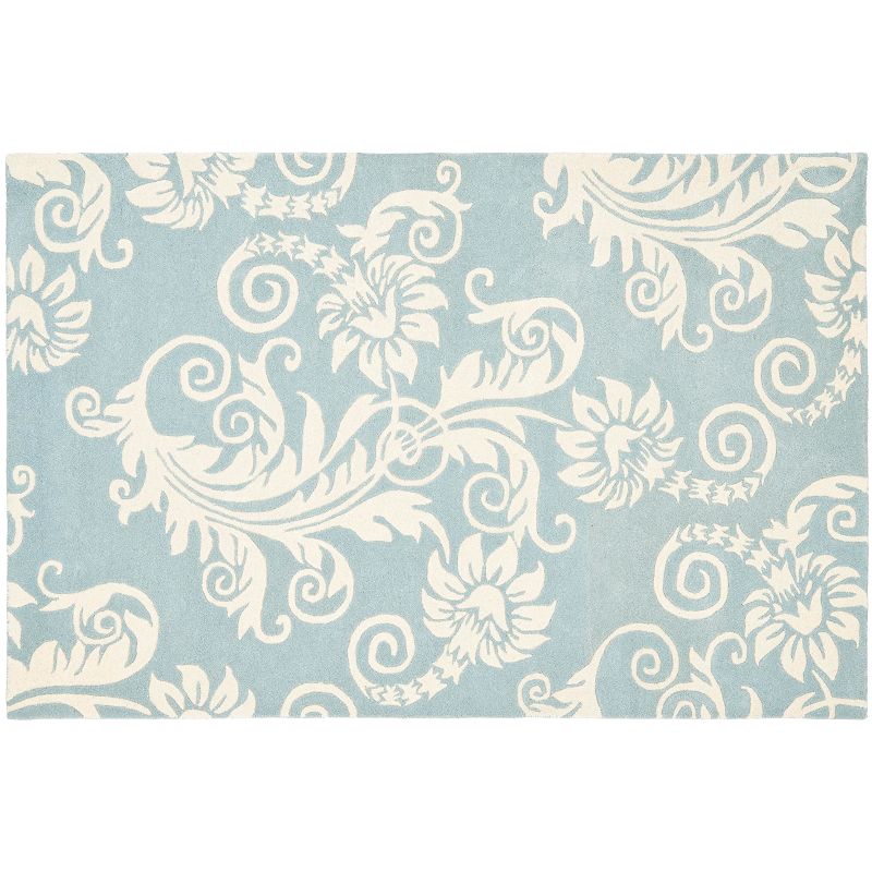 Safavieh Soho Floral Rug, Blue, 7.5X9.5 Ft