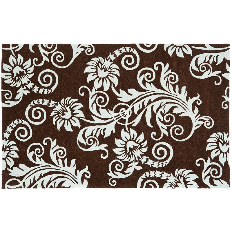 Safavieh Soho Floral Rug, Brown, 5X8 Ft