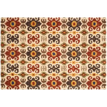 Safavieh Soho Checkerboard Floral Wool Rug