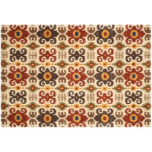 Safavieh Soho Checkerboard Floral Wool Rug