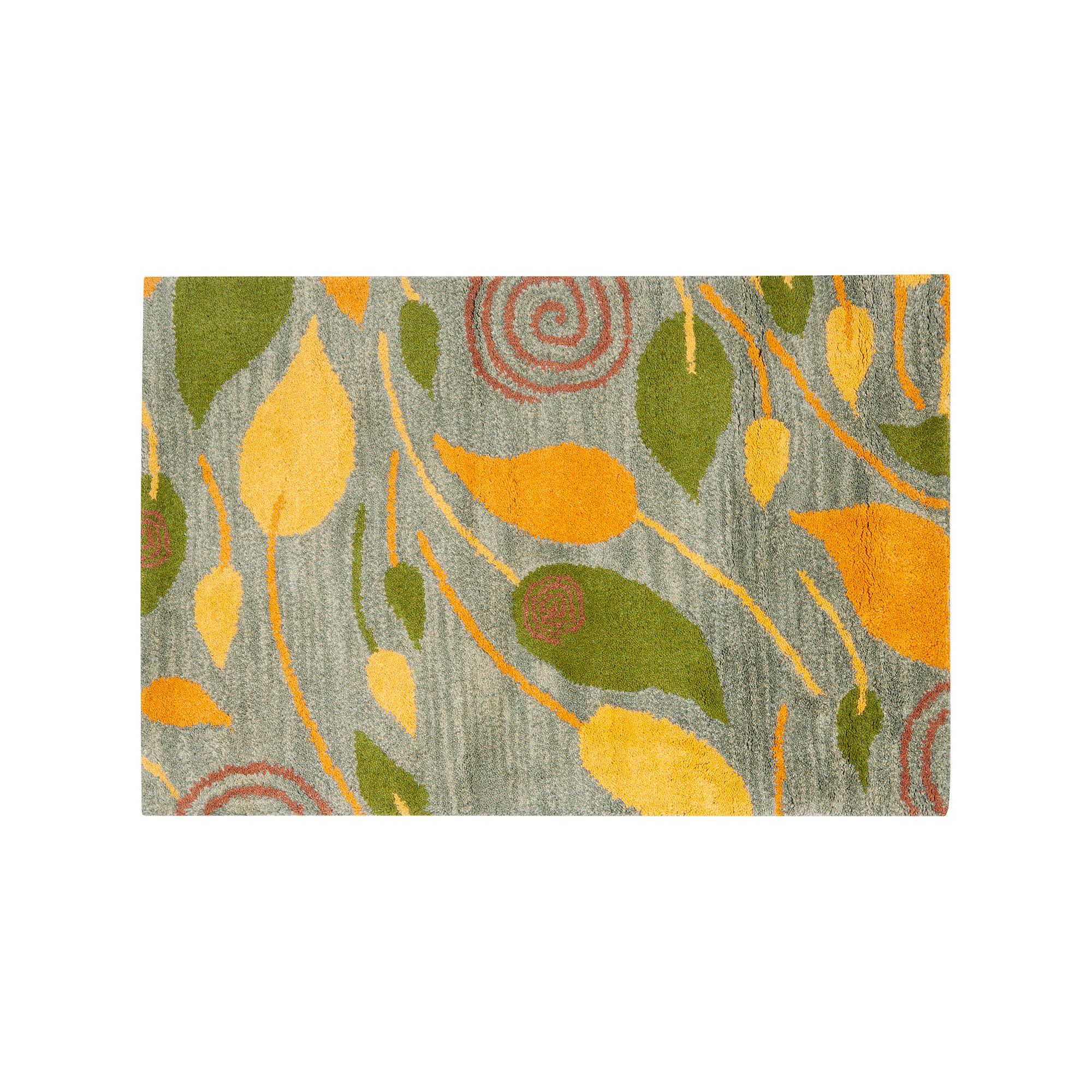 Safavieh Soho Leaf Wool Rug, Gray Team