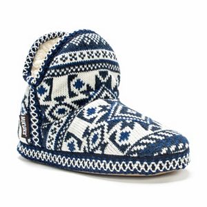 MUK LUKS Amira Women's Knit Bootie Slippers