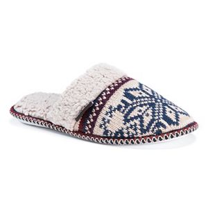 MUK LUKS Women's Knit Scuff Slippers
