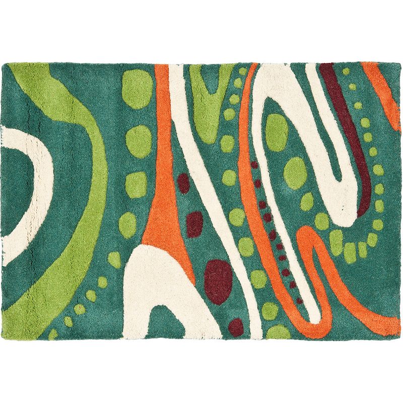 Safavieh Soho Abstract Rug, Blue, 7.5X9.5 Ft