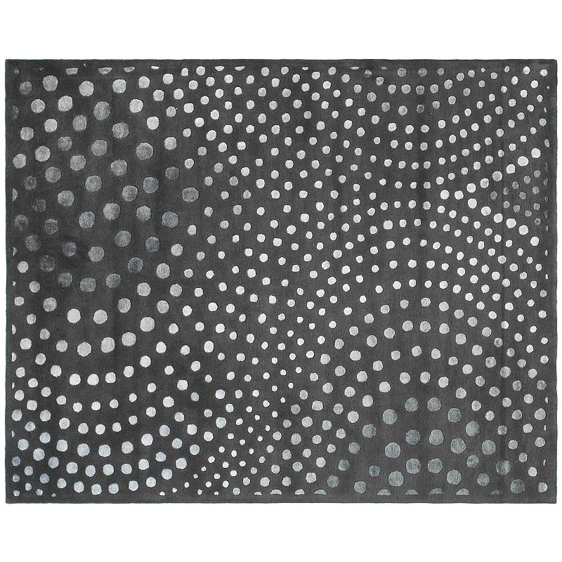 Safavieh Soho Polka Dot Rug, Grey, 5X8 Ft