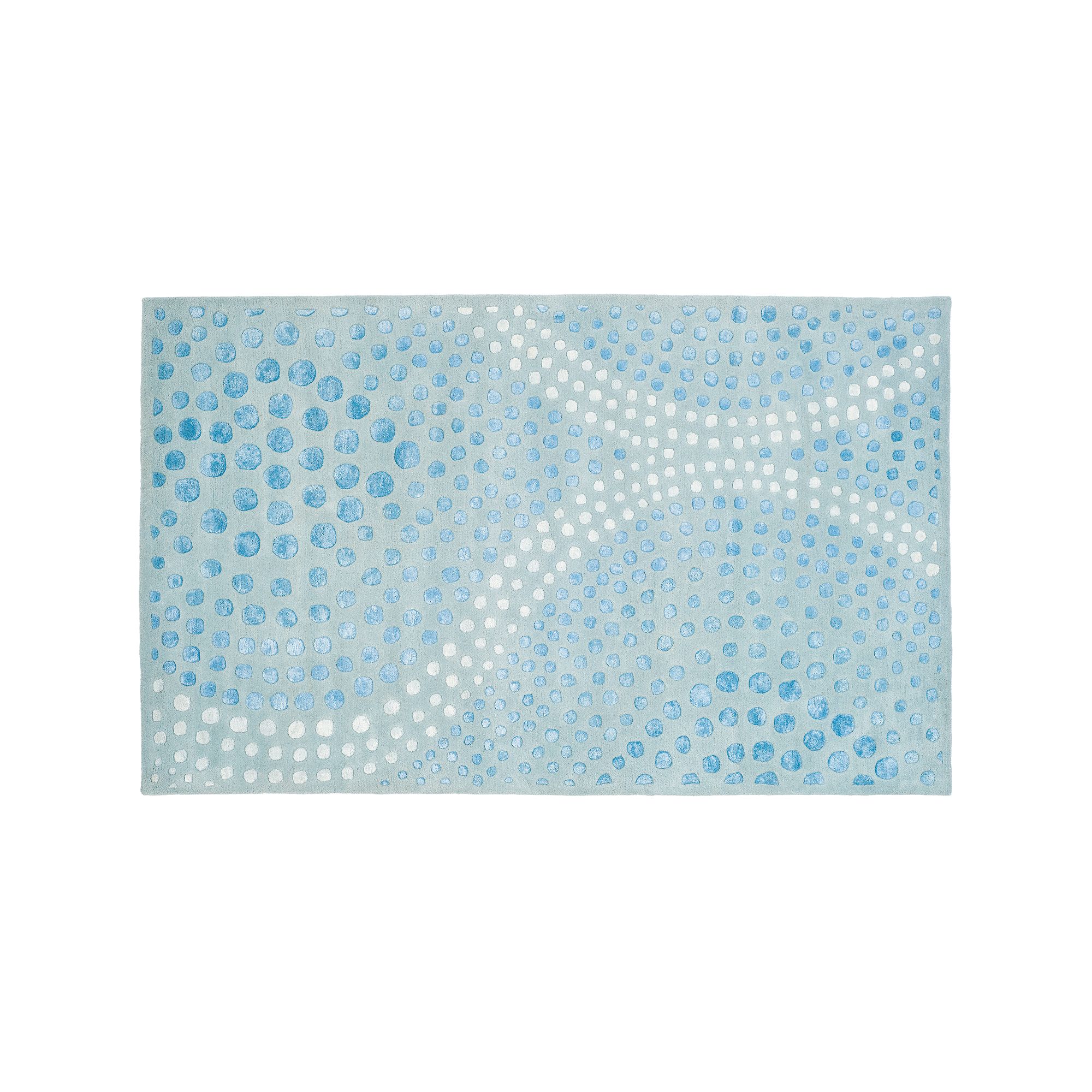 Safavieh Soho Polka Dot Rug, Light Blue
