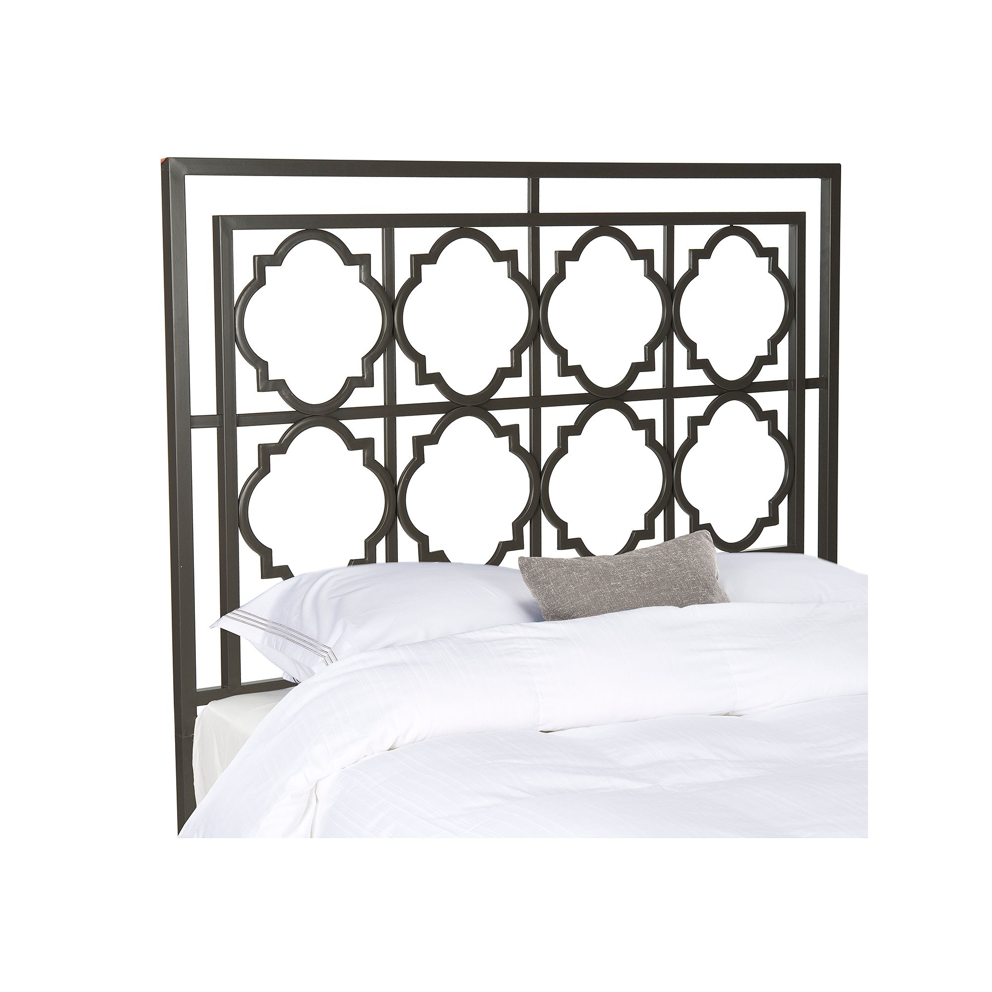 Safavieh Silva Metal Headboard, Grey