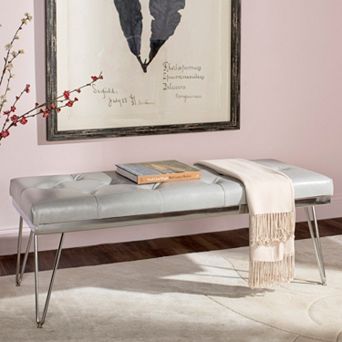 Safavieh Chrome Marcella Bench