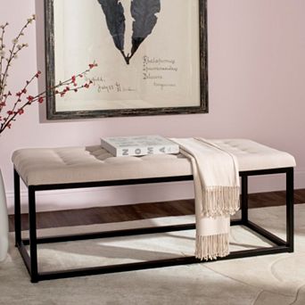 Safavieh Beige Reynolds Bench