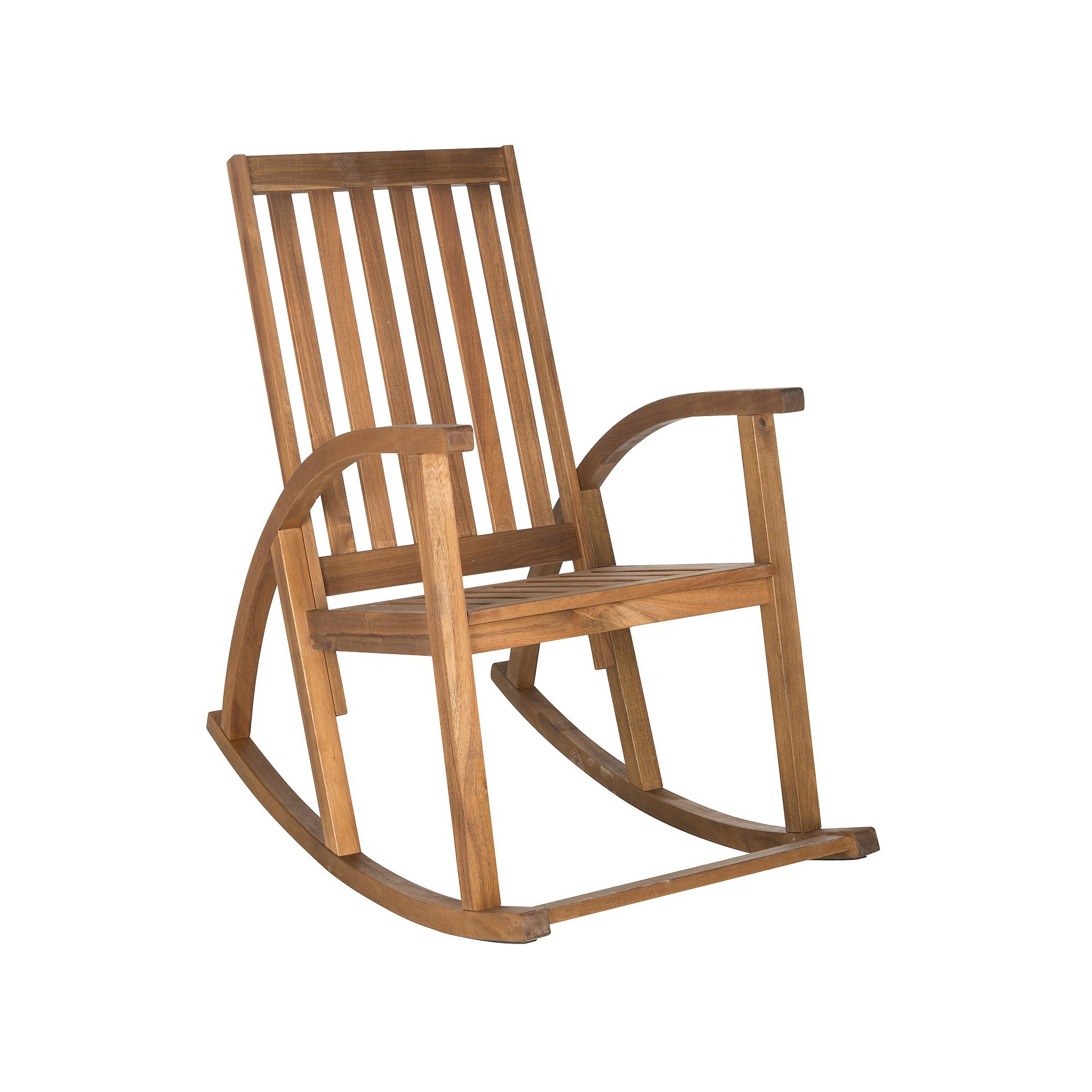 Safavieh Outdoor Clayton Rocking Chair, Brown Look