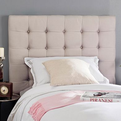 Safavieh Lamar Taupe Tufted Headboard