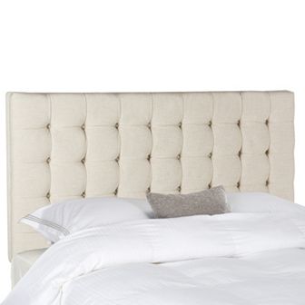 Safavieh Lamar Taupe Tufted Headboard