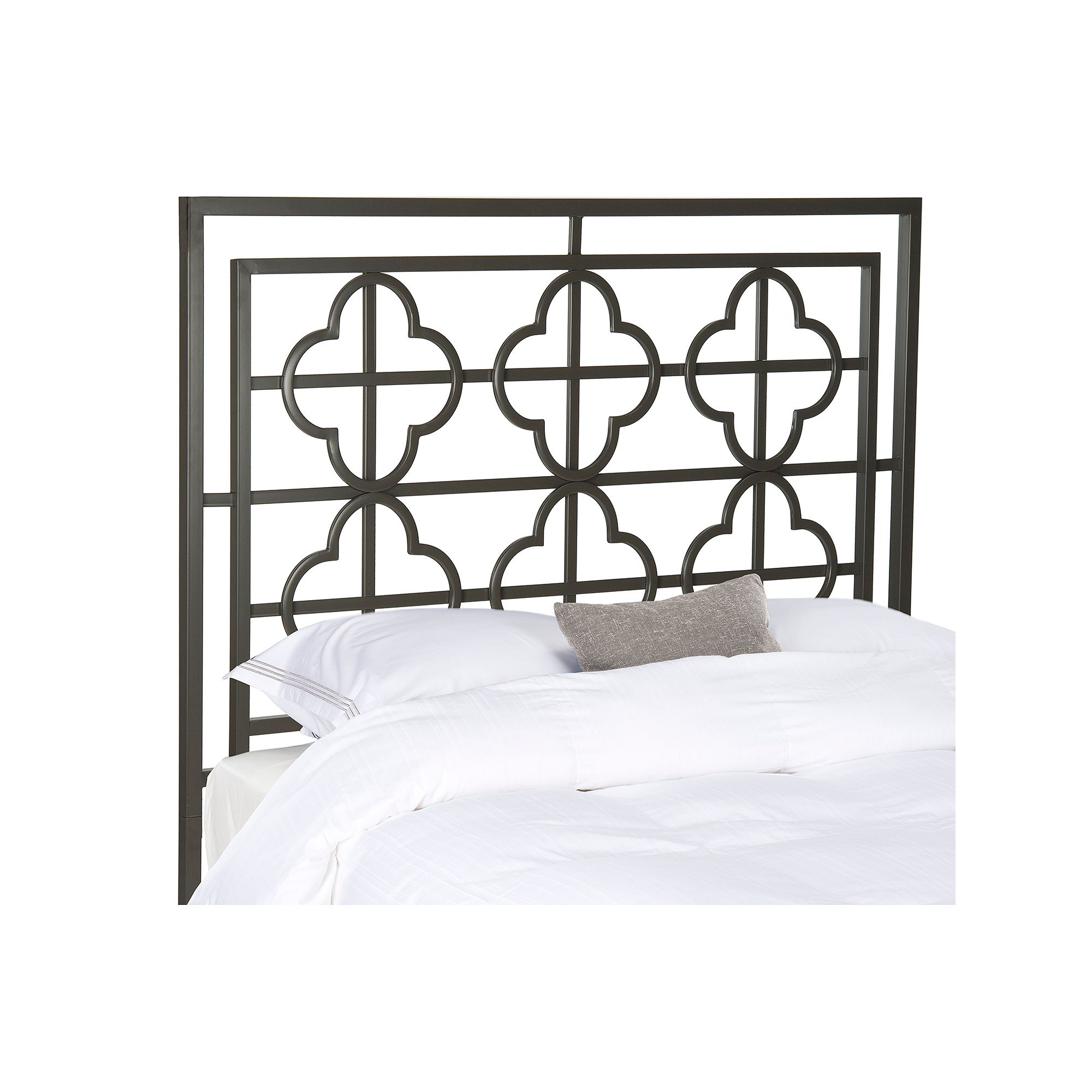 Safavieh Lucina Trellis Metal Headboard, Grey