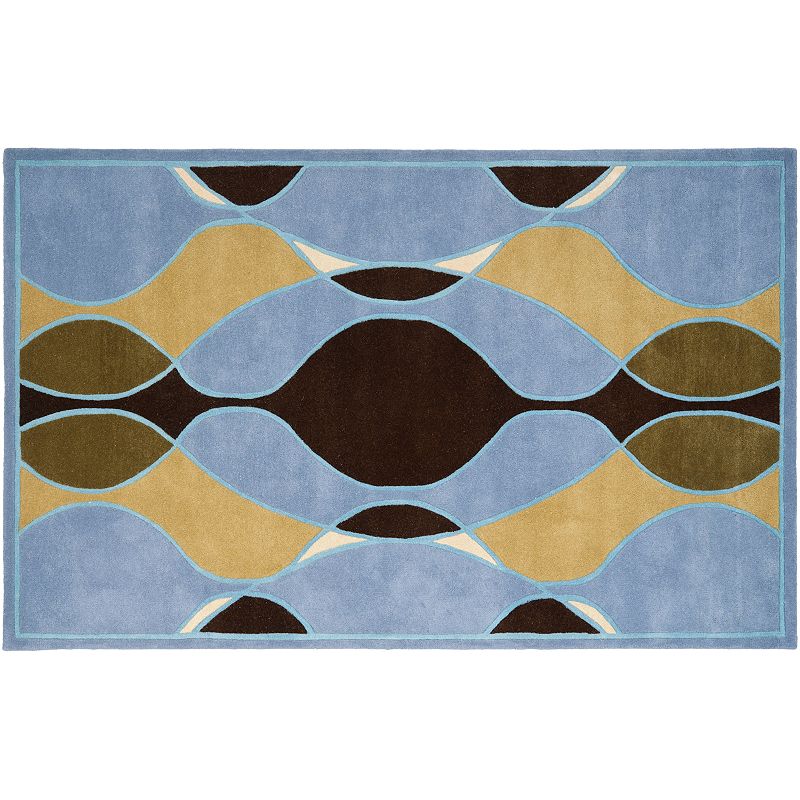 Safavieh Soho Lattice Rug, Blue, 5X8 Ft