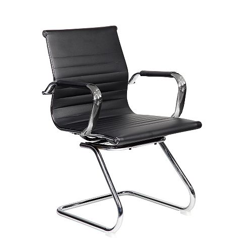 Techni Mobili Modern Chrome Desk Chair