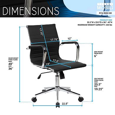 Techni Mobili Modern Executive Desk Chair
