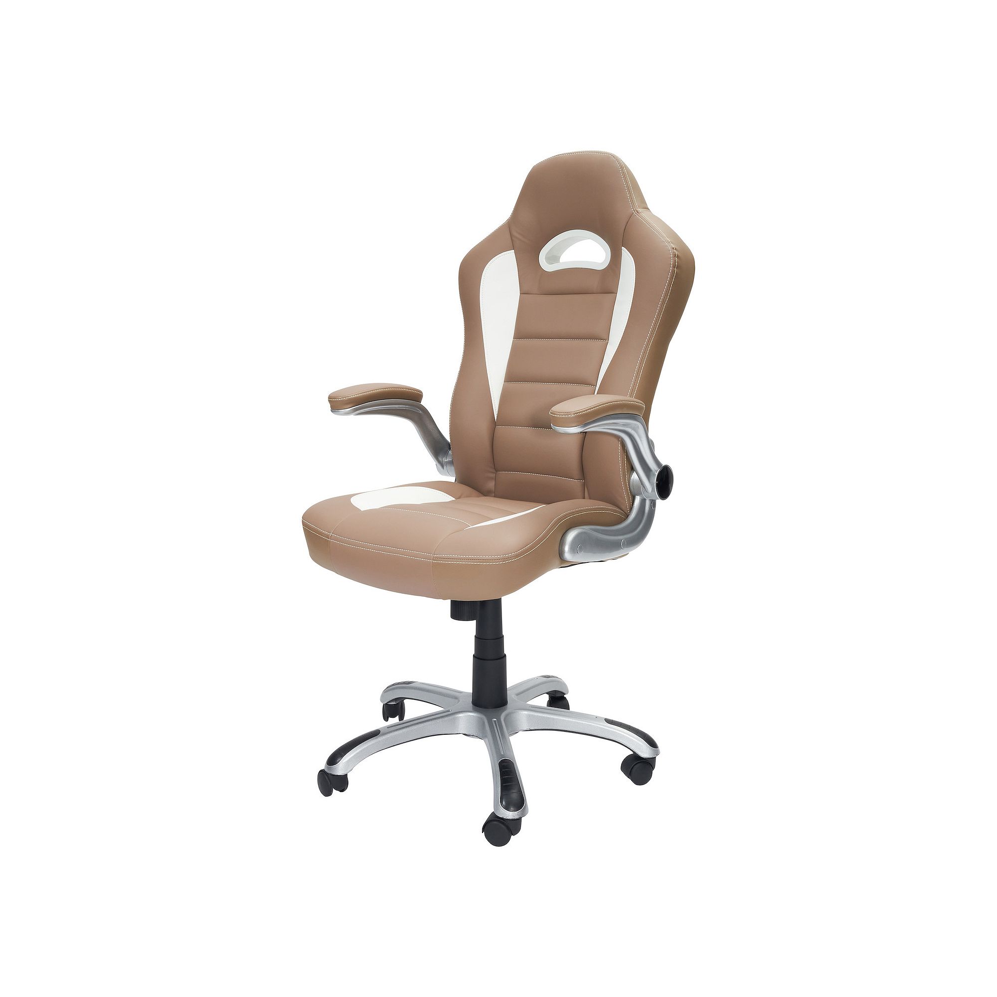 Techni Mobili Sport Race Executive Desk Chair, Camel
