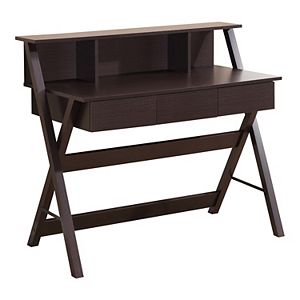 Techni Mobili Mahogany Computer Desk