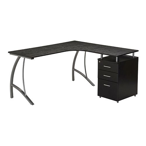Techni Mobili Modern LShaped Computer Desk