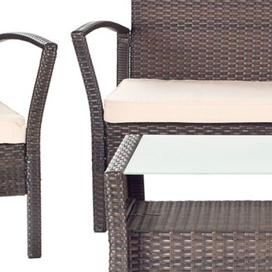 Safavieh Avaron 4-piece Outdoor Furniture Set