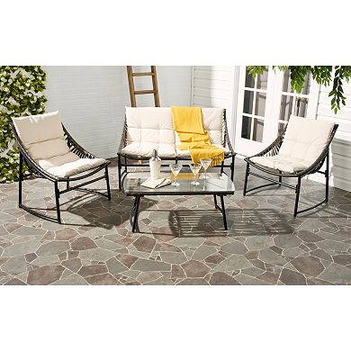 Safavieh Berkane 4-piece Outdoor Furniture Set