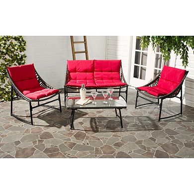 Safavieh Berkane 4-piece Outdoor Furniture Set