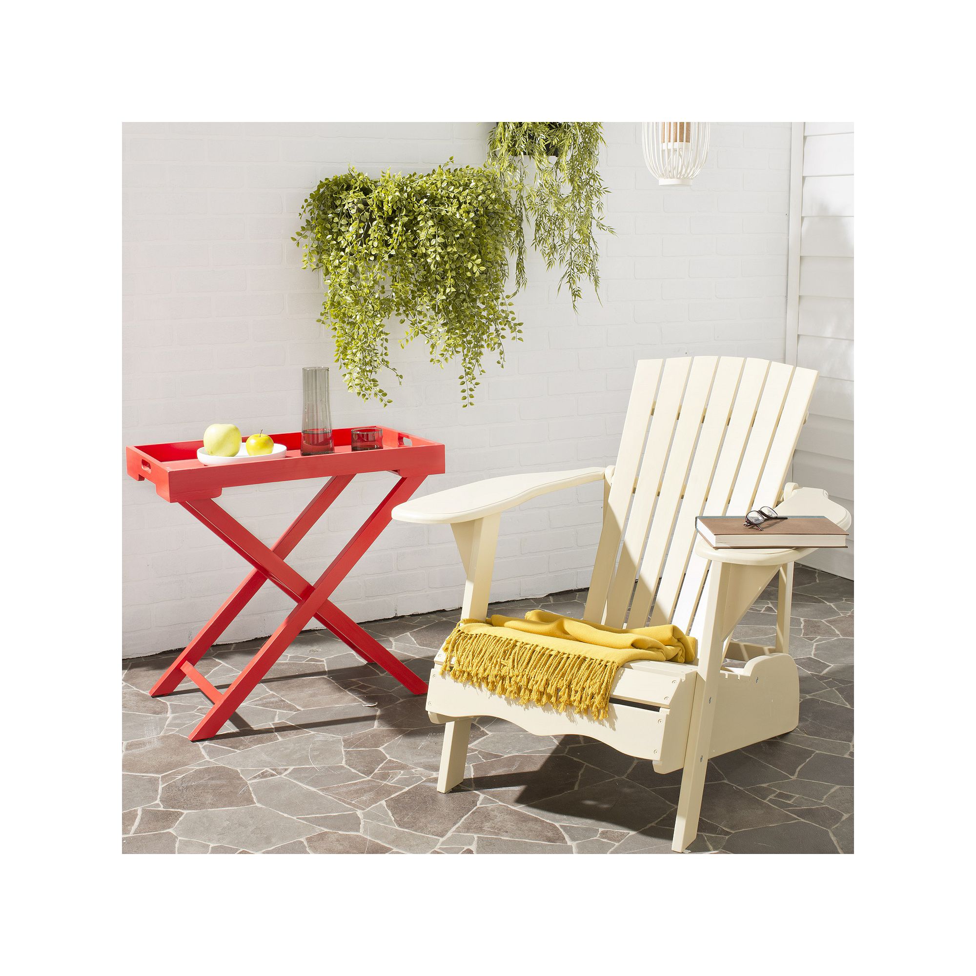 Safavieh Mopani Outdoor Chair, Off White