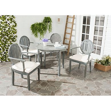 Safavieh Chino Indoor / Outdoor Dining Table & Chair 5-piece Set