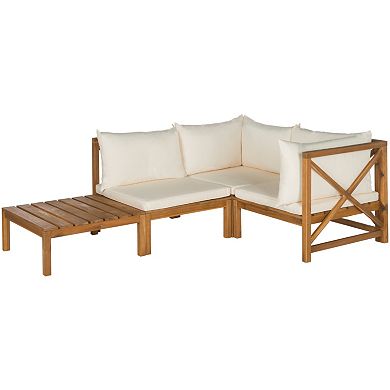Safavieh Lynwood Indoor / Outdoor Sectional Sofa 3-piece Set