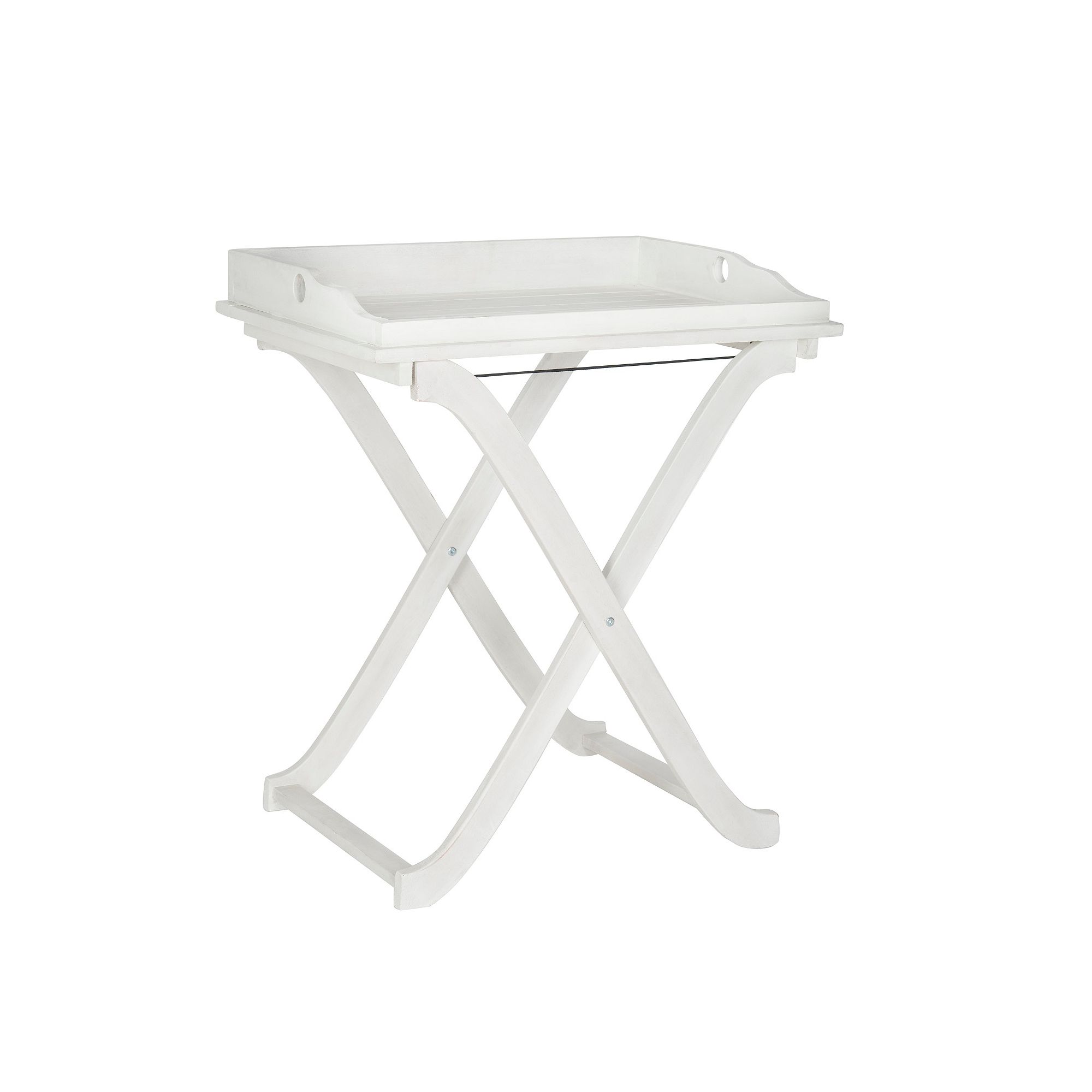 Safavieh Covina Indoor / Outdoor Tray Table, Antique White