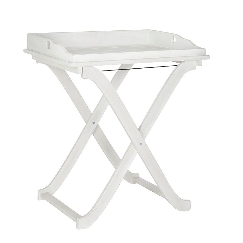 Safavieh Covina Indoor / Outdoor Tray Table, White