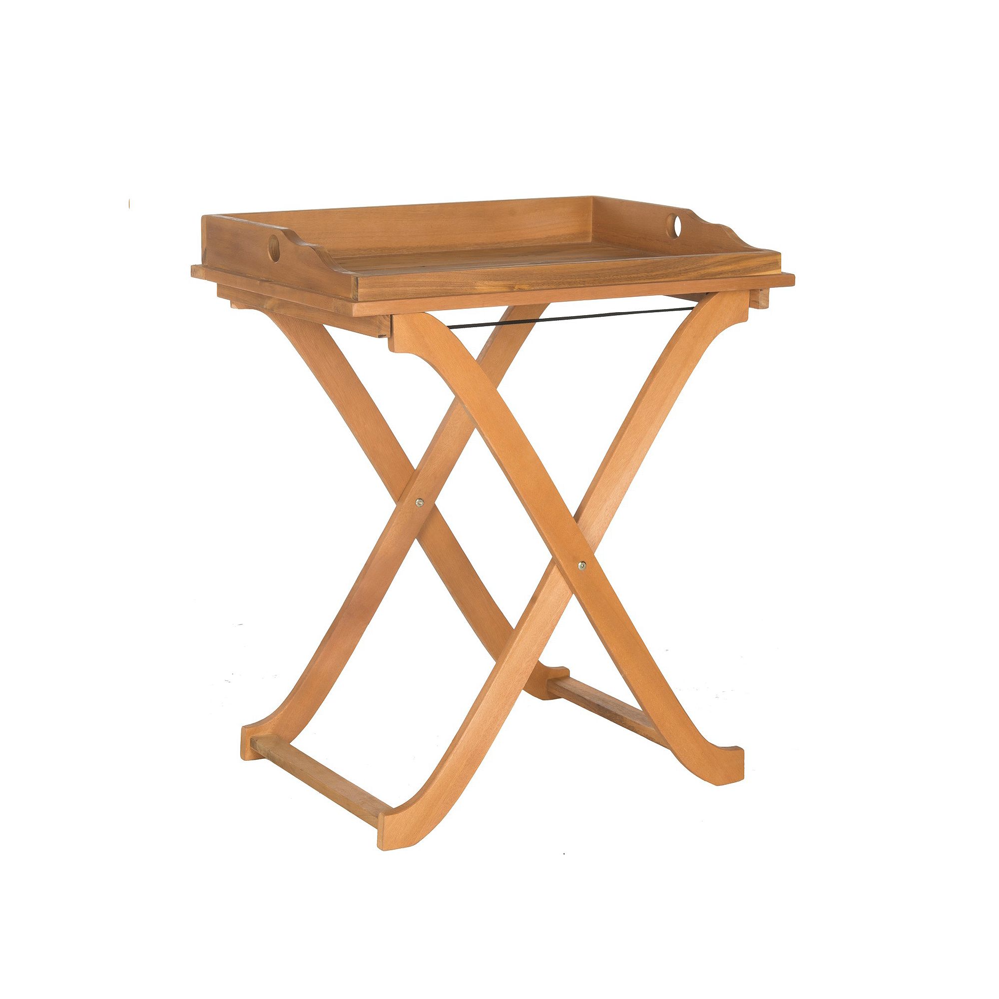 Safavieh Covina Indoor / Outdoor Tray Table, Brown